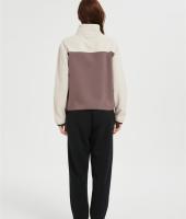 Custom Women Women's Polar Fleece Jacket | Block Fuzzy Sweatshirt From Chinese Factory