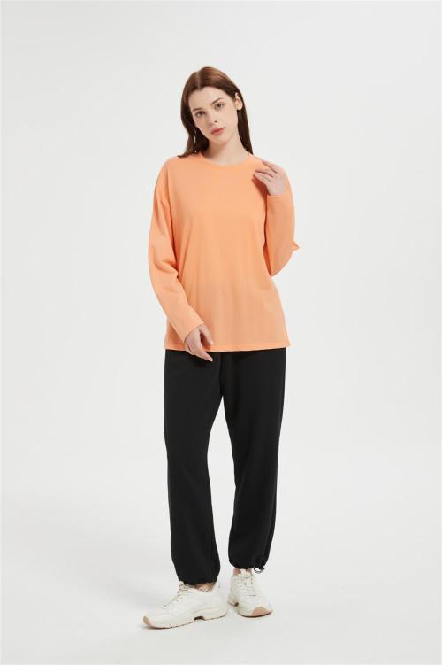 Custom Women's Long Sleeve Sun Shirt UV Protection Tops | Soild Color Workout Shirts for Women