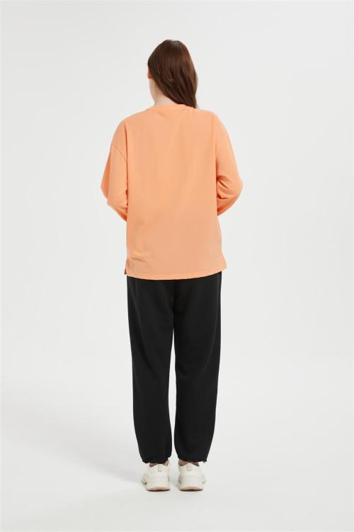 Custom Women's Long Sleeve Sun Shirt UV Protection Tops | Soild Color Workout Shirts for Women