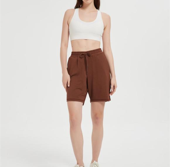 OEM Womens Athletic Sweat Shorts | Custom Soft High Waisted Active Short Comfy Casual Lounge Shorts