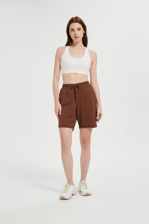 OEM Womens Athletic Sweat Shorts | Custom Soft High Waisted Active Short Comfy Casual Lounge Shorts