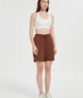 OEM Womens Athletic Sweat Shorts | Custom Soft High Waisted Active Short Comfy Casual Lounge Shorts