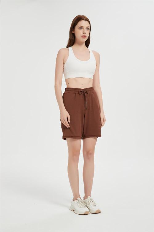 OEM Womens Athletic Sweat Shorts | Custom Soft High Waisted Active Short Comfy Casual Lounge Shorts