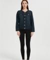 OEM Women's Jean Jackets | Button Down Collarless Long Sleeve Jean Jackets Manufacturer