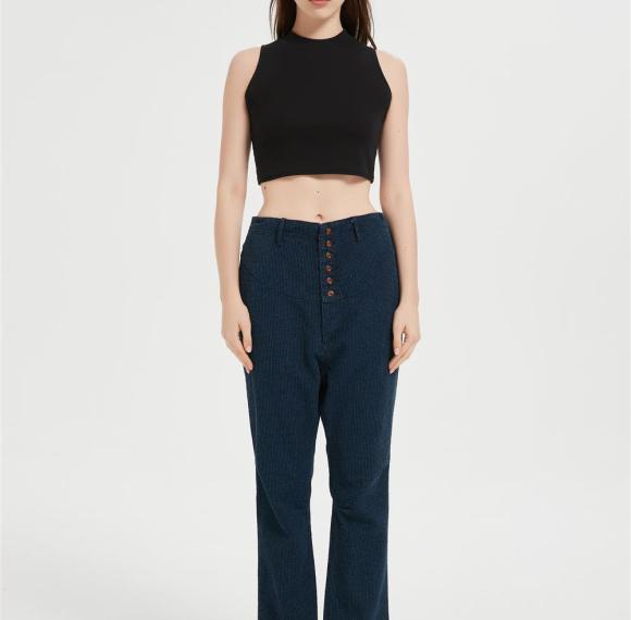 Supplier Jeans for Women Trendy High Waisted  | Stretchy Denim Pants Cropped Jeans