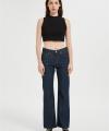 ODM Straight Leg Jeans for Women | Wide Leg Loose Stretchy Denim Pants Supplier