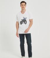 OEM Men's Summer V Neck T-Shirt | Digital Printed T-Shirt From Chinese Factory