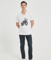 OEM Men's Summer V Neck T-Shirt | Digital Printed T-Shirt From Chinese Factory