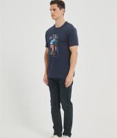 OEM Men's Crew Neck Digital Printed T-Shirt | Custom Casual Blouses Graphic Tees Loose Fit
