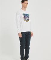 OEM Men's long-sleeved T-shirt | Summer Crew Neck Digital Printed T-Shirt Supplier