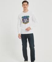 OEM Men's long-sleeved T-shirt | Summer Crew Neck Digital Printed T-Shirt Supplier