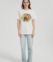 OEM Women's Short-sleeved T-shirt | Summer Crew Neck Digital Printed T-Shirt From China