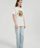 OEM Women's Short-sleeved T-shirt | Summer Crew Neck Digital Printed T-Shirt From China