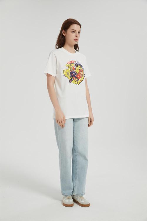 OEM Women's Short-sleeved T-shirt | Summer Crew Neck Digital Printed T-Shirt From China