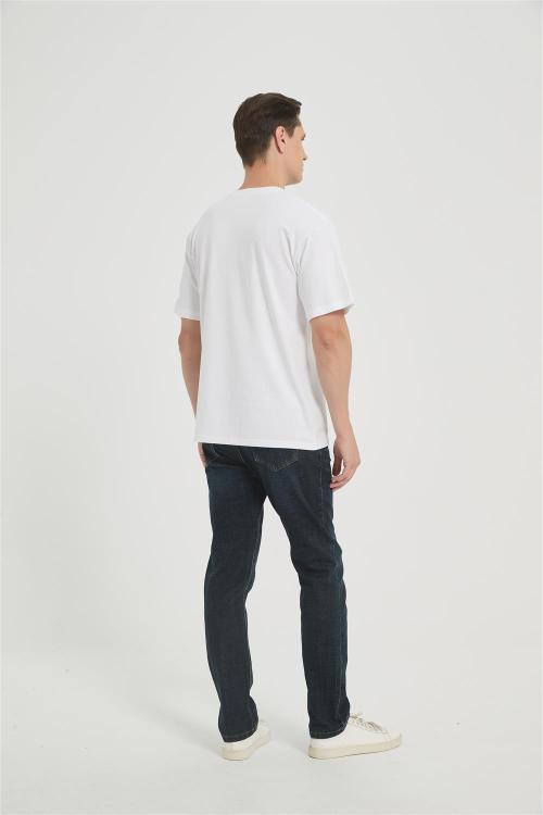 OEM Men's Fashion Alphabet Foam Printing T-Shirt | Cartoon Graphic Cotton Short Sleeve Tops Supplier