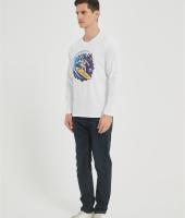 OEM Men's long-sleeved T-shirt | Summer Crew Neck Digital Printed T-Shirt Supplier