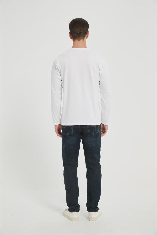 OEM Men's long-sleeved T-shirt | Summer Crew Neck Digital Printed T-Shirt Supplier