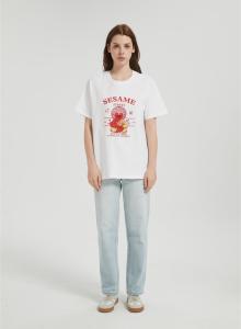 OEM Women's Short-sleeved T-shirt | Summer Crew Neck Digital Printed T-Shirt From Chinese Factory