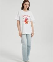 OEM Women's Short-sleeved T-shirt | Summer Crew Neck Digital Printed T-Shirt From Chinese Factory