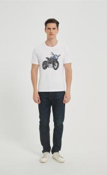 OEM Men's Seamless Short-Sleeve T-Shirt | Crew Neck Printing T-shirt | Custom Cotton T-shirt