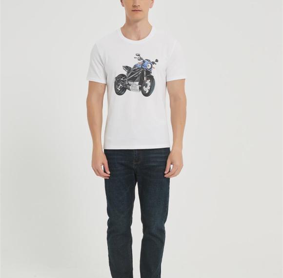 OEM Men's Seamless Short-Sleeve T-Shirt | Crew Neck Printing T-shirt | Custom Cotton T-shirt