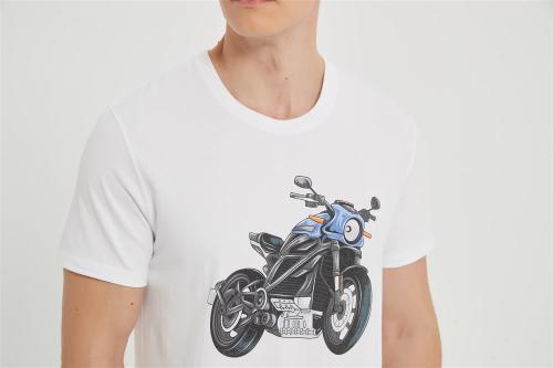 OEM Men's Seamless Short-Sleeve T-Shirt | Crew Neck Printing T-shirt | Custom Cotton T-shirt