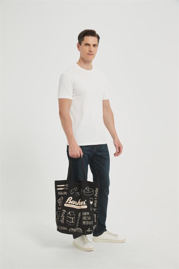 OEM Print Canvas Tote Bag | Custom Eco Friendly Reusable Grocery Shopping Bags