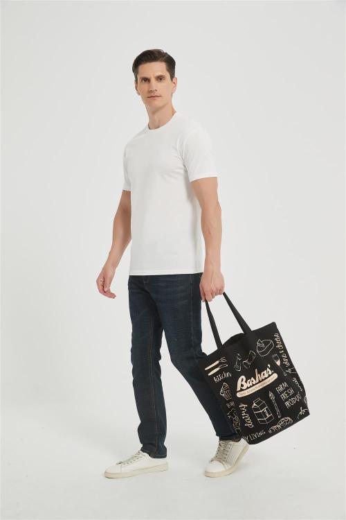 OEM Print Canvas Tote Bag | Custom Eco Friendly Reusable Grocery Shopping Bags