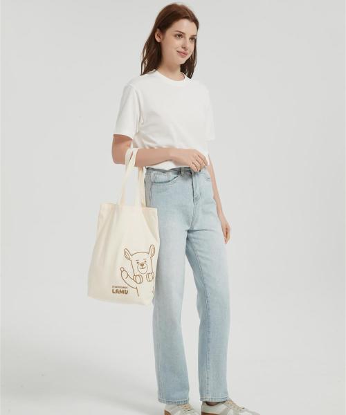 OEM Print Canvas Tote Bag | Eco Friendly Reusable Grocery Shopping Bags From China