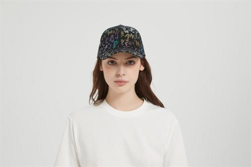 OEM Women's Adjustable Printed Caps | Supplier Fashion Cute Floral Print Baseball Hats