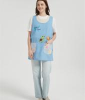 OEM Printed Aprons For WomenWith Pockets | Smock Apron With Buttons For Cooking Manufacturer