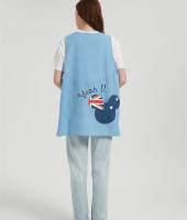 OEM Printed Aprons For WomenWith Pockets | Smock Apron With Buttons For Cooking Manufacturer