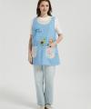 OEM Printed Aprons For WomenWith Pockets | Smock Apron With Buttons For Cooking Manufacturer