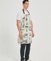 OEM Apron for Men with Pockets  |  Custom Print Canvas Apron with Adjustable Neck Strap