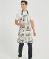 OEM Apron for Men with Pockets  |  Custom Print Canvas Apron with Adjustable Neck Strap