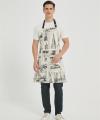 OEM Apron for Men with Pockets  |  Custom Print Canvas Apron with Adjustable Neck Strap