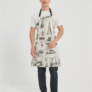 OEM Apron for Men with Pockets  |  Custom Print Canvas Apron with Adjustable Neck Strap