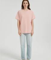 OEM Women's Seamless T-Shirt Supplier | Soild Color Basic Cotton From Chinese Factory