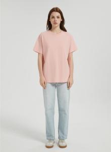 OEM Women's Seamless T-Shirt Supplier | Soild Color Basic Cotton From Chinese Factory