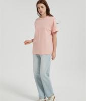 OEM Women's Seamless T-Shirt Supplier | Soild Color Basic Cotton From Chinese Factory