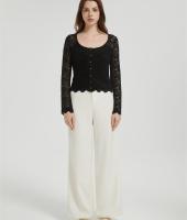 Womens Lace Floral Long Sleeve Mesh Tops | Custom Sheer Blouse Sexy See Through Layering Top Shirts