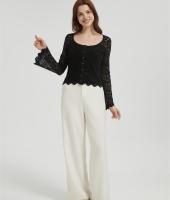 Womens Lace Floral Long Sleeve Mesh Tops | Custom Sheer Blouse Sexy See Through Layering Top Shirts