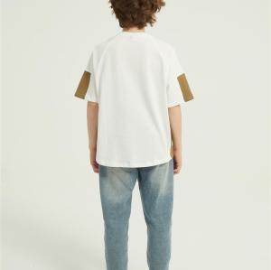 Custom Boy's Color Block T Shirt with pocket | Short Sleeve Summer Tees  T-shirts