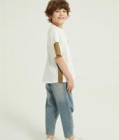 Custom Boy's Color Block T Shirt with pocket | Short Sleeve Summer Tees  T-shirts
