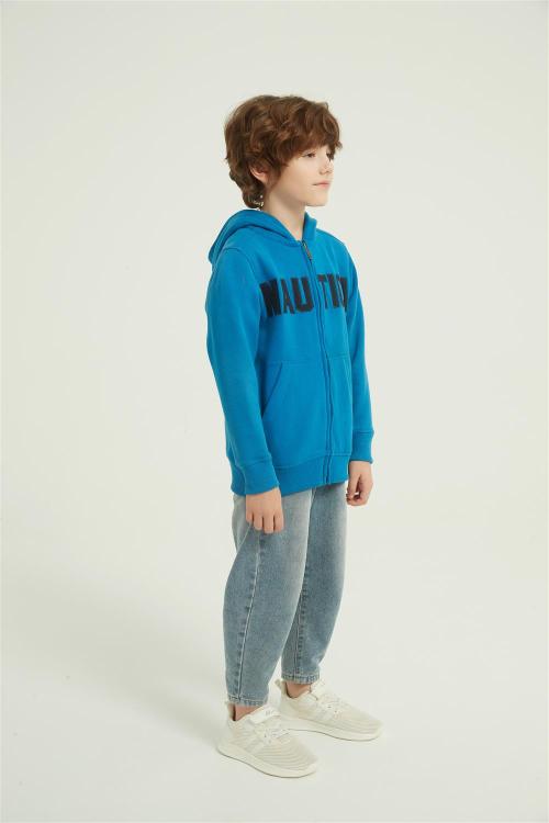 Custom Boys Fleece Lined Full Zip Pullover | Supplier Winter Warm Boy's Full Zip Pullover