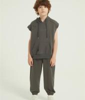 OEM Kids Boys Summer 2PCS Outfits | Custom Elastic Sports long Pant Set