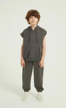 OEM Kids Boys Summer 2PCS Outfits | Custom Elastic Sports long Pant Set
