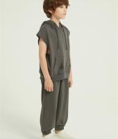 OEM Kids Boys Summer 2PCS Outfits | Custom Elastic Sports long Pant Set