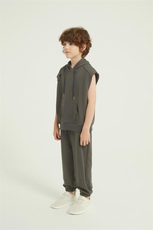 OEM Kids Boys Summer 2PCS Outfits | Custom Elastic Sports long Pant Set