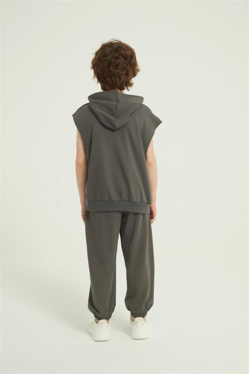 OEM Kids Boys Summer 2PCS Outfits | Custom Elastic Sports long Pant Set